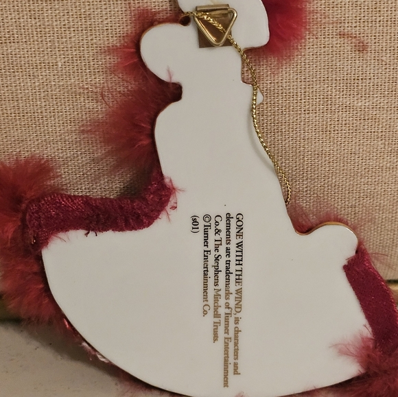 Gone with the Wind Scarlet Red Dress Christmas Ornament - Picture 4 of 5